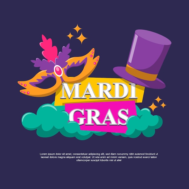 Mardi gras achtergrond