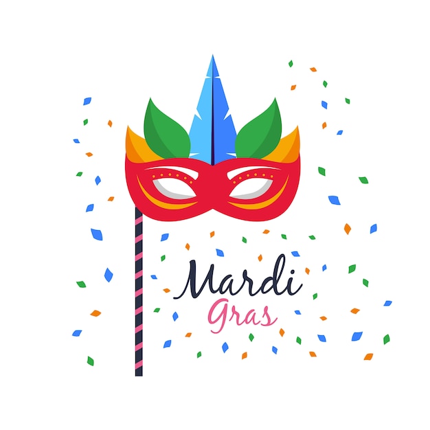 Mardi Gras Carnival Illustratie