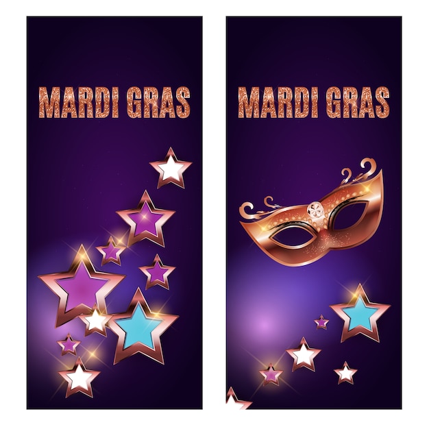 Mardi gras carnival party achtergrond. vector illustratie