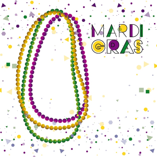 Mardi gras sfondo colorato