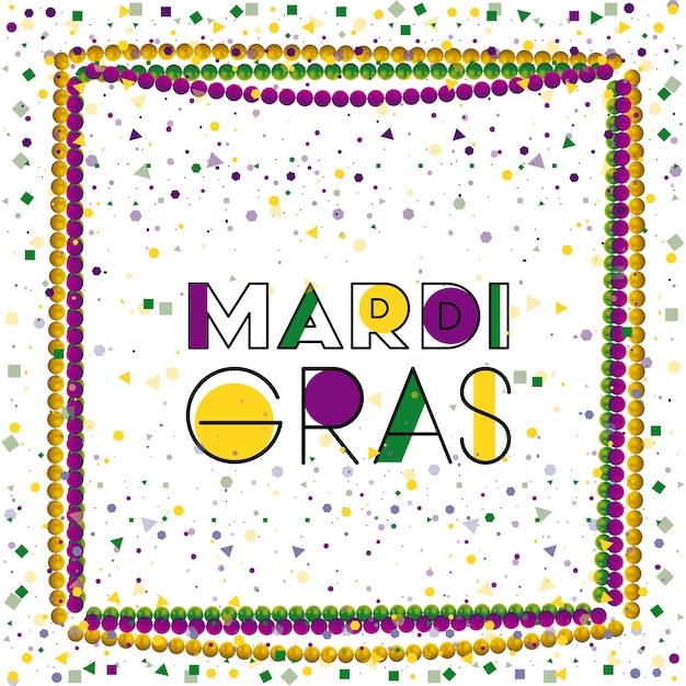 Mardi gras sfondo colorato