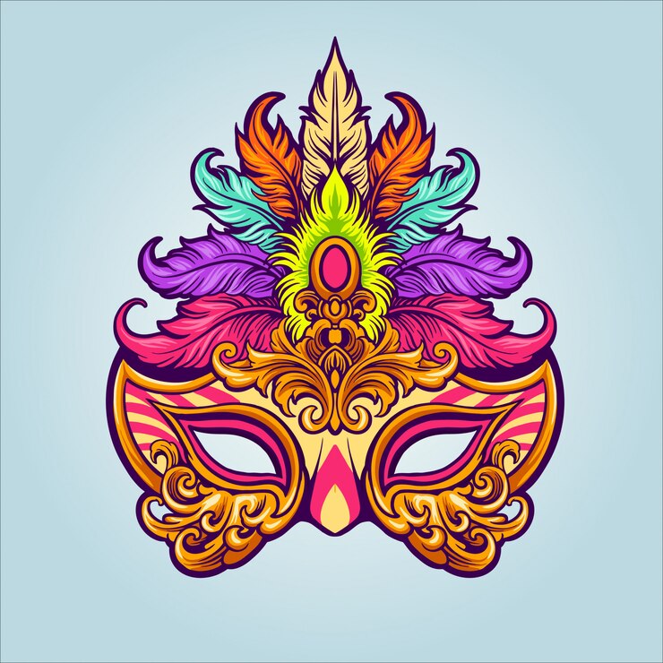 Vector mardi gras illustration
