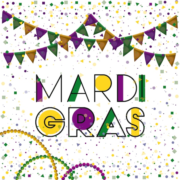 Mardi gras kleurrijke achtergrond