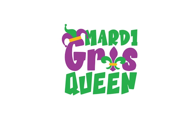 Mardi Gras koningin T-shirt