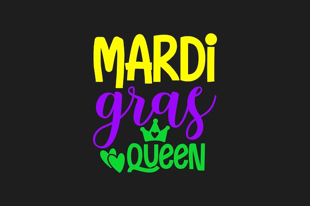 Mardi gras mardi gras koningin poster