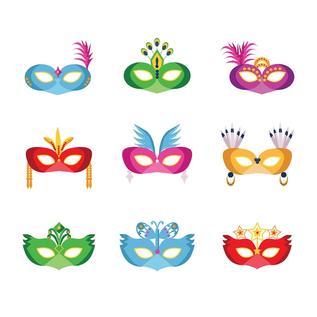 Mardi Gras Mask Icon