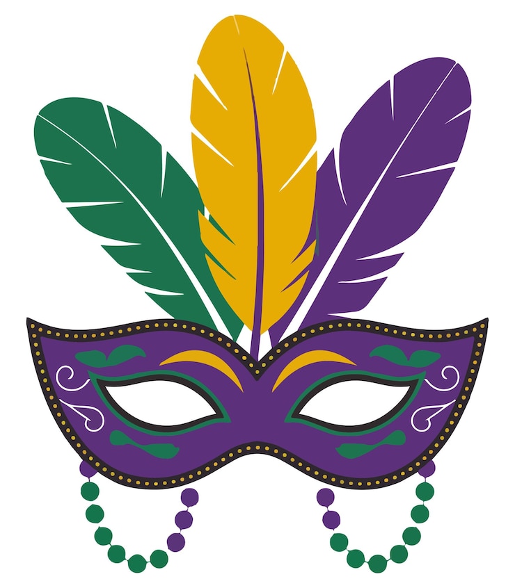 Vector mardi gras mask vector
