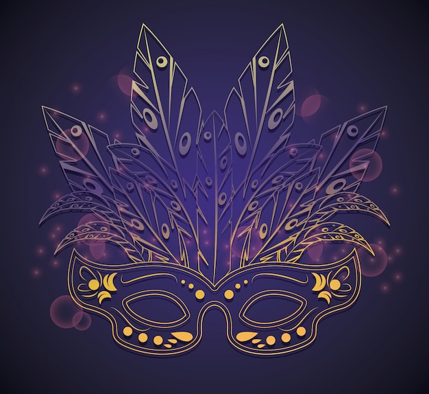 Mardi gras mask