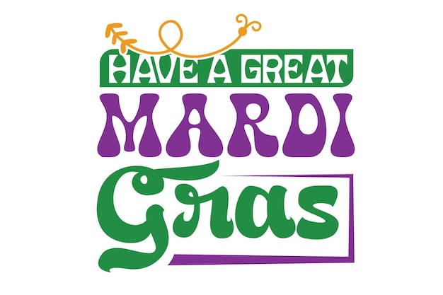 Vector mardi gras svg bundel