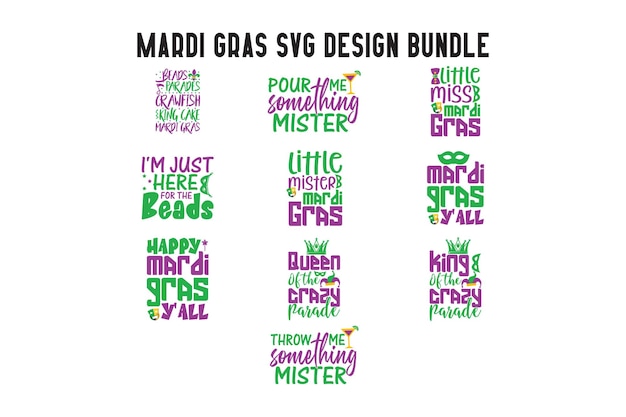 Mardi Gras SVG Bundle