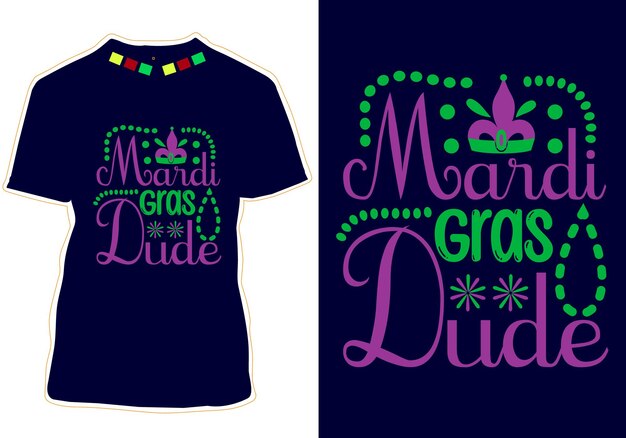 Mardi gras svg design vettoriale