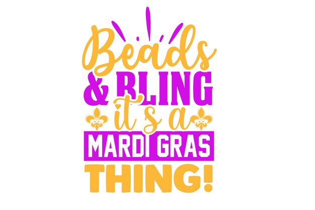 Mardi gras svg design