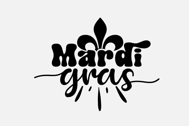 mardi gras svg design