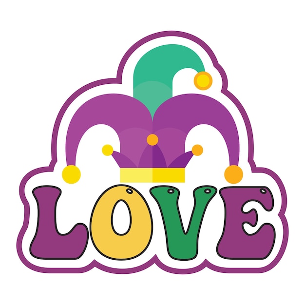 mardi gras svg design