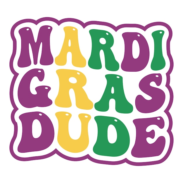 mardi gras svg design