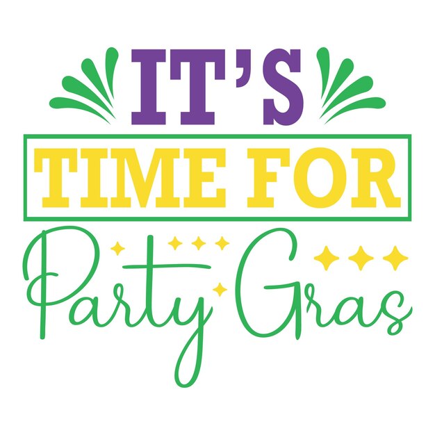 Mardi gras svg design