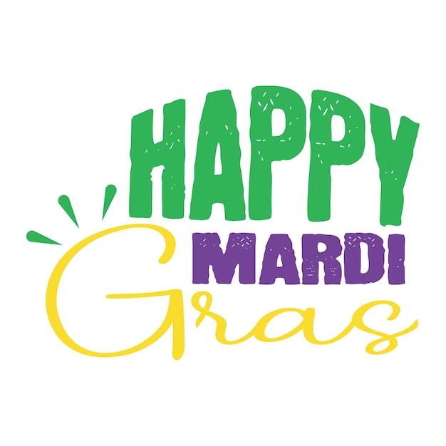 Mardi Gras SVG-ontwerp