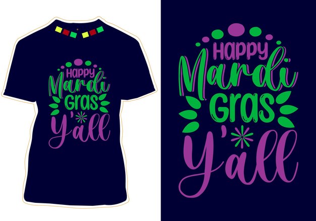 Mardi Gras SVG-ontwerpvector