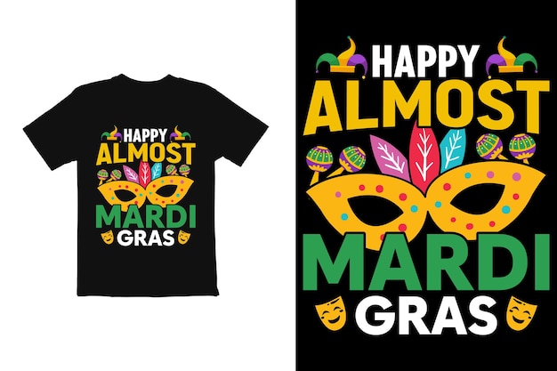 mardi gras t shirt design vector. funny mardi gras shirt graphic