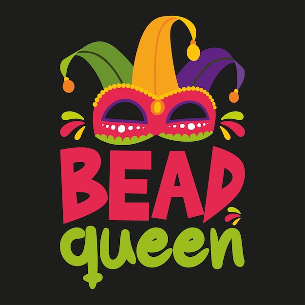 Mardi gras t-shirt design