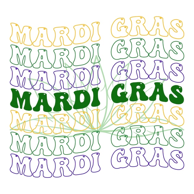 Mardi Gras T-shirt Design