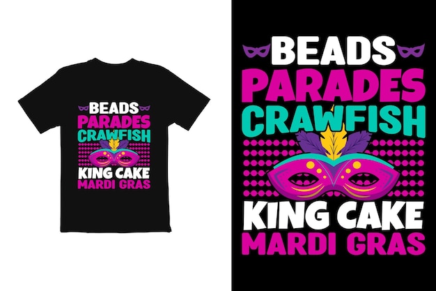 mardi gras t-shirt ontwerp vector. grappig mardi gras grafisch overhemd