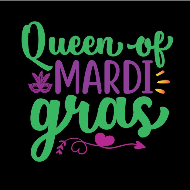 Mardi gras t-shirt ontwerp