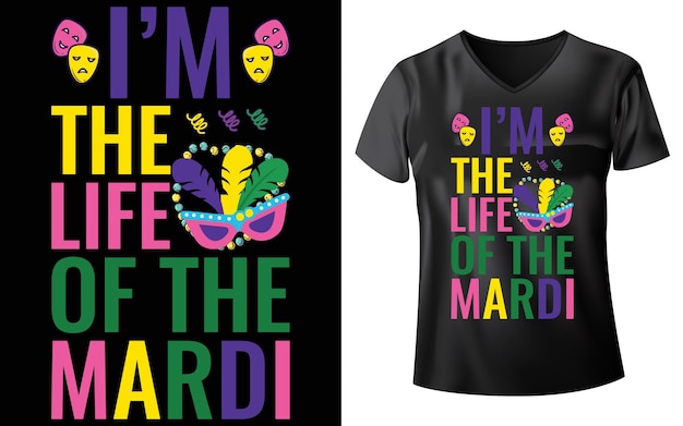 MARDI GRAS TSHIRT DESIGN