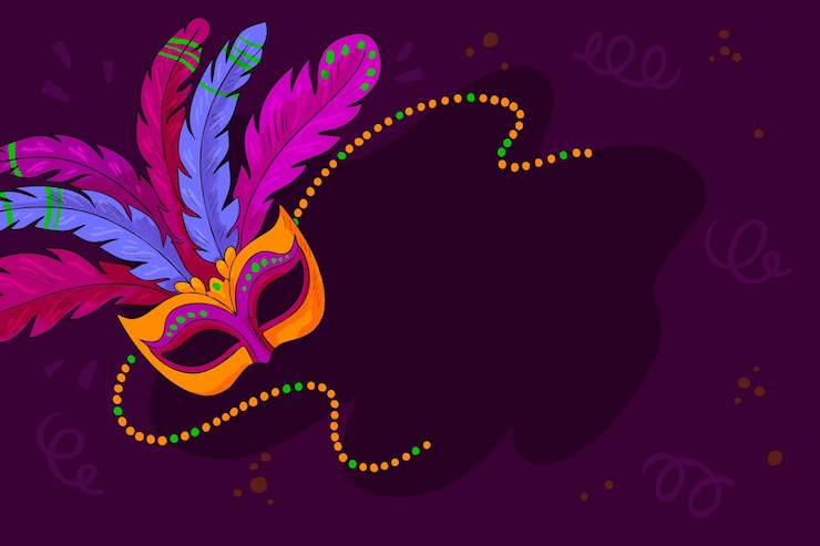 Vector mardi grass background design