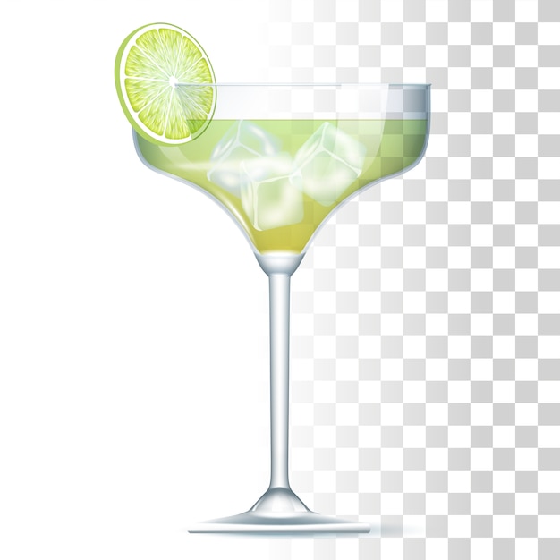 Margarita cocktail illustratie