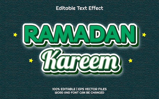 Marhaban ya ramadan 3d editable text effect