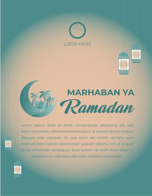 Marhaban Ya Ramadan Islamic Flyer