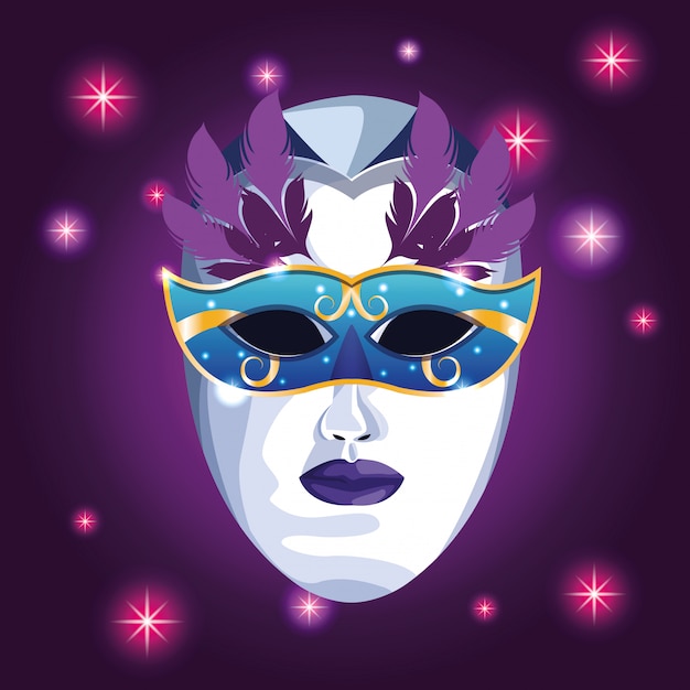 Mari gras masker