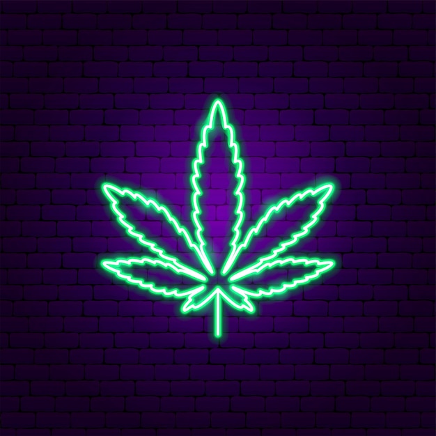 Marihuana Neonreclame