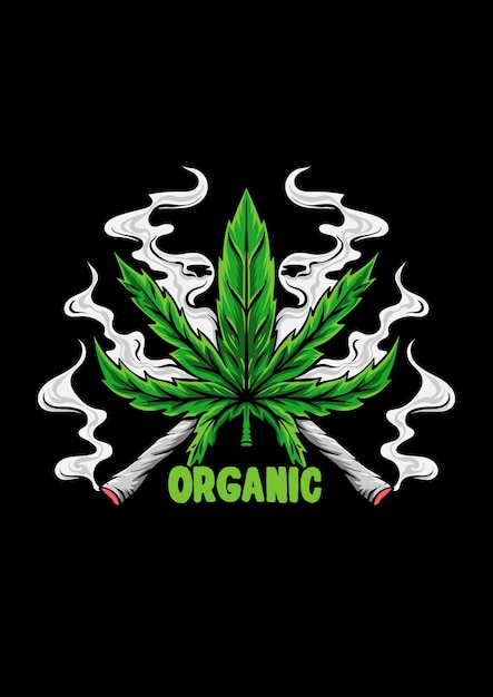 Marihuana rook illustratie vector