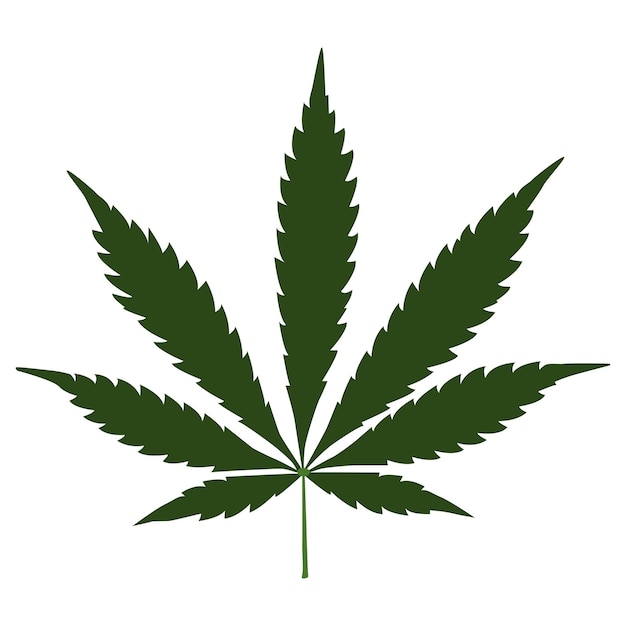 Marijuana cannabis leaf weed icon medicine drug