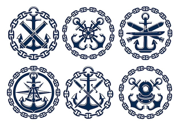 Marine and nautical logo