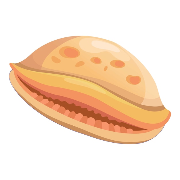 Marine shell icon Cartoon illustration of marine shell vector icon for web