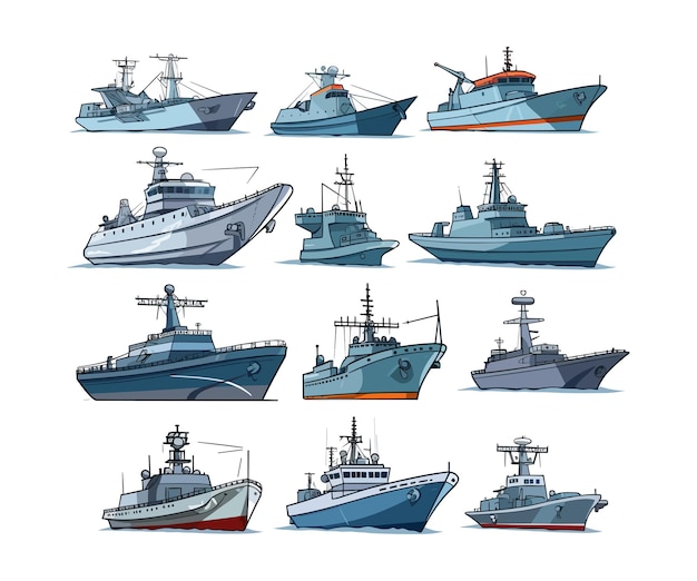 Marineschip schip illustratie vector marineschip schip illustratie op witte achtergrond