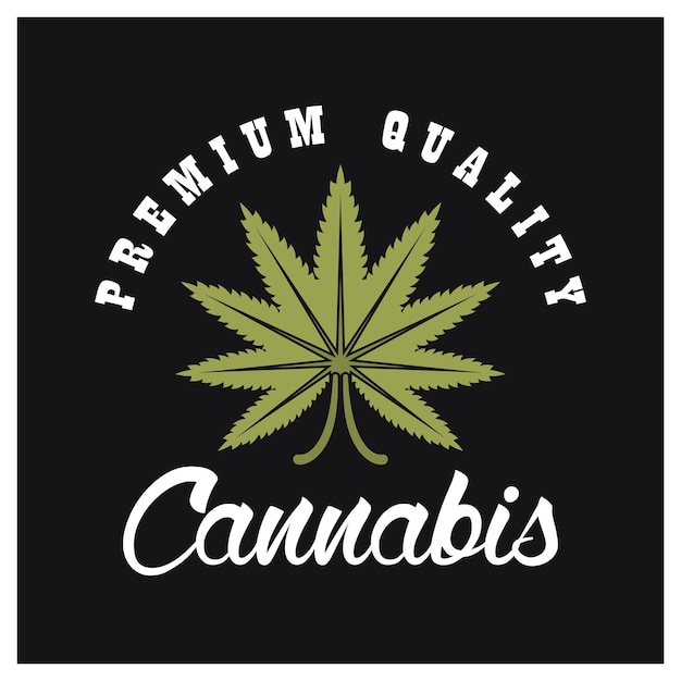Mariuhana foglia simbolo marijuana o canapa icona segno medico di cannabis