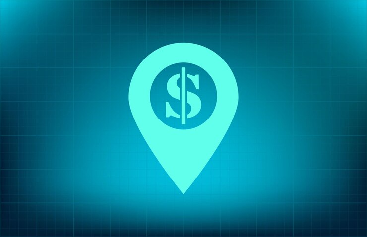 Vector mark for map navigator symbol vector illustration