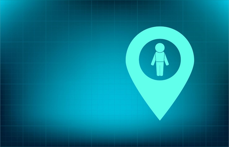 वेक्टर mark for map navigator symbol vector illustration