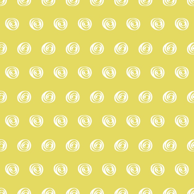 Marker Dots on Golden Background Seamless Pattern