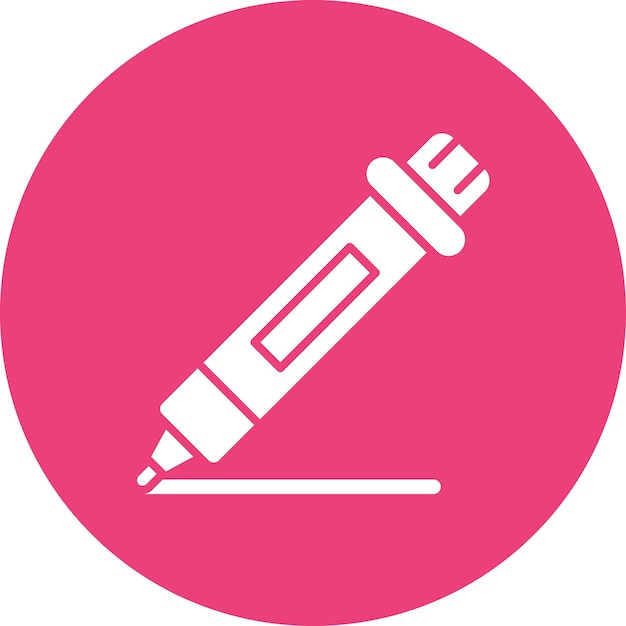 Marker icon vector image Can be used for Creativity