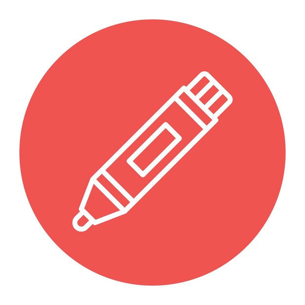 Marker icoon vector afbeelding Kan worden gebruikt voor Crafting