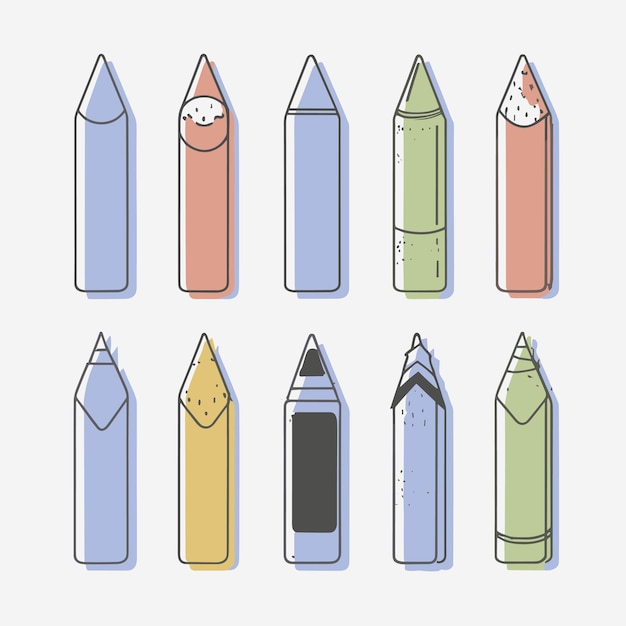 Vector marker pen design illustration