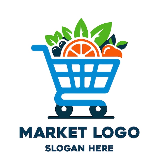 Vector market logo