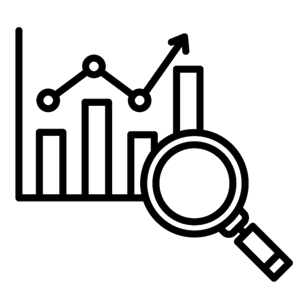 Market Research vector icon Can be used for Survey iconset