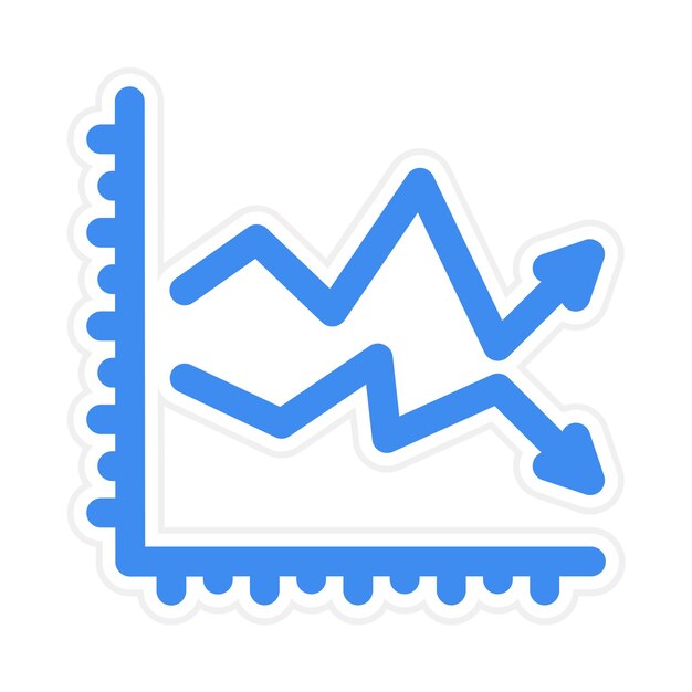 Market Volatility icon vector image Can be used for Business Risks