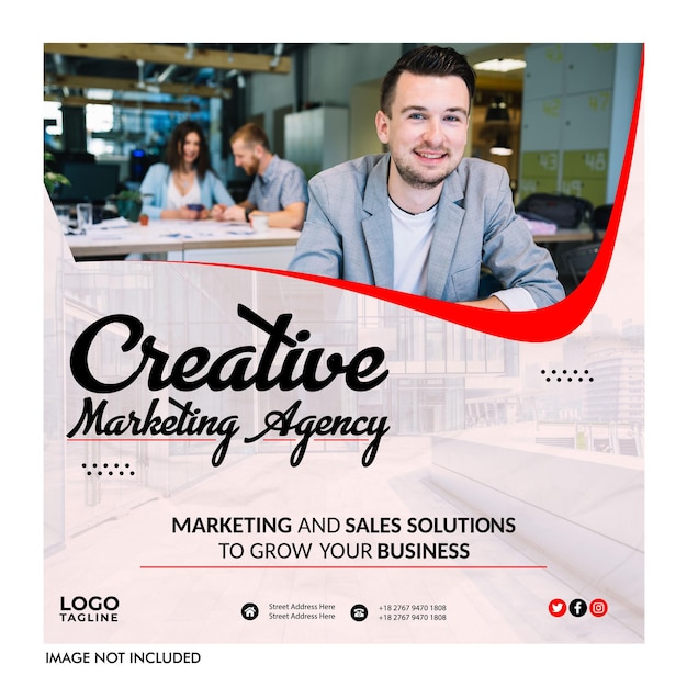 marketing agency post design